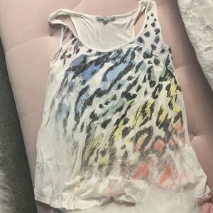 Charlotte Russe Multicolor Animal Print Tank Top